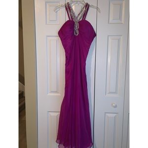 Magenta prom dress